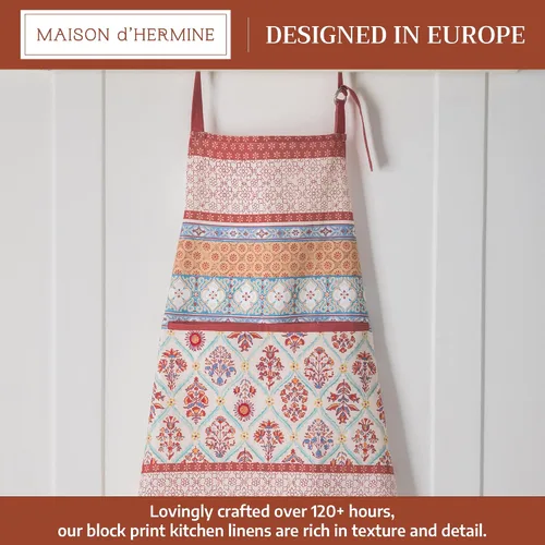 Vista 313 de Maison d' Hermine Delantales para mujer con bolsillo, 100% algodón (27.50 x 31.50 pulgadas)