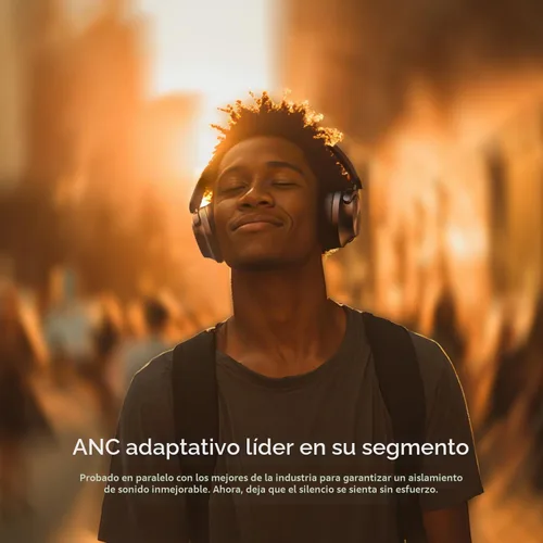 Vista 4 de Noise Master Buds Max, Sound by Bose - Auriculares inalámbricos sobre la oreja con segmento líder ANC adaptativo, ecualizador dinámico, LHDC 5.0