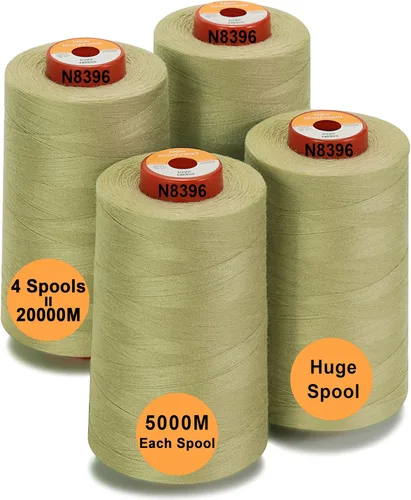 Vista 23 de New brothread - 30 opciones - 2 conos grandes de 5500Y (5000M) cada uno de hilo de poliéster hilado multiusos 40S/2 (Tex27) para serger, overlock