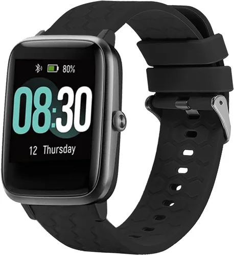 Vista 5 de TenCloud Paquete de 2 correas compatibles con GRV FC1/FC5 de 0.748 in Veryfitpro para ID205L ID205S bandas deportivas de repuesto para GRV ID205L