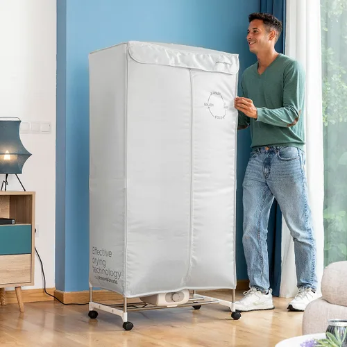 Vista 6 de Secadora Eléctrica Portátil de 2 Alturas Dupledry InnovaGoods 1200 W