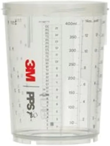 Vista 3 de 3M PPS 2.0 - Vasos para pistola pulverizadora, 26122, Midi, 13.5 onzas, uso con pistola de pintura y tapas y forros PPS 2.0 para pintar automóviles