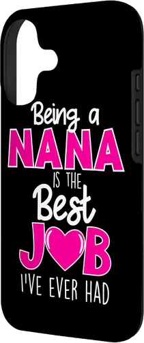 Vista 2 de Being A Nana is The Best Job I Love for Grandchildren Case for iPhone 17