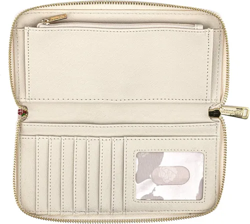 Vista 3 de Loungefly Beauty and the Beast Belle AOP Rose Wallet