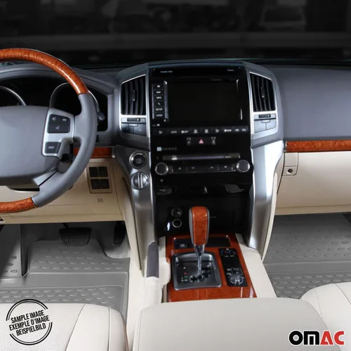 Vista 4 de OMAC Rubber Mats Floor Mats Compatible with Audi Q8 2018-2025 TPE Car Mats TPE Black