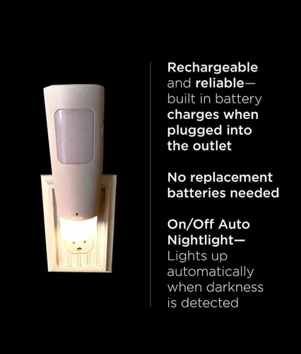 Vista 3 de Westek Luz de emergencia, 1 paquete – Linterna recargable LED multifuncional, luz de falla de energía y luz nocturna – Luces de corte de energía