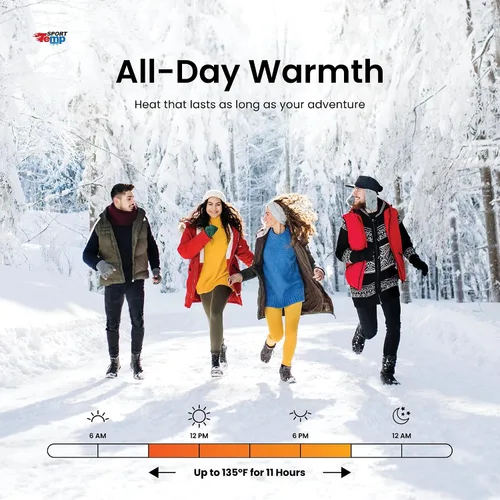 Vista 4 de Hand Warmers - Up to 11 Hours of Heat, Super Long Lasting - Easy, All Natural - Air Activated, for Body, Hands & Toes - Odorless Hot Hand Warmer