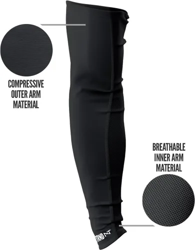 Vista 56 de Nxtrnd Air-TEK - Mangas de compresión para hombre, par de fútbol transpirable
