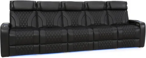 Vista 41 de Seatcraft Luminis LT - Asiento de cine en casa, reclinable, color rojo