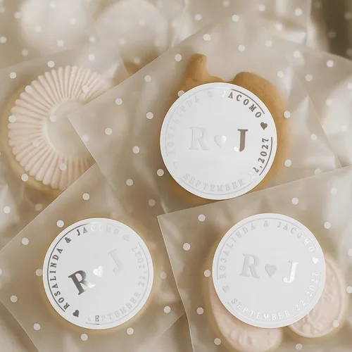 Vista 9 de Pegatinas de boda personalizadas para regalos Sellos de sobres Etiquetas de invitación