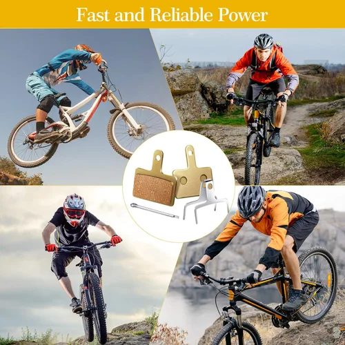 Vista 7 de 6 pastillas de freno de bicicleta compatibles con Shimano Deore TRP Tektro Br-M575 M525 M515 T615 T675 M505 M495 M486 M485 M475 M465 M447 M446 M445