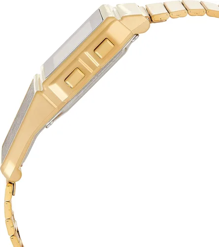 Vista 3 de Casio #DBC611G-1D reloj con banco de datos y calculadora, memoria de 25, tono dorado, para hombre