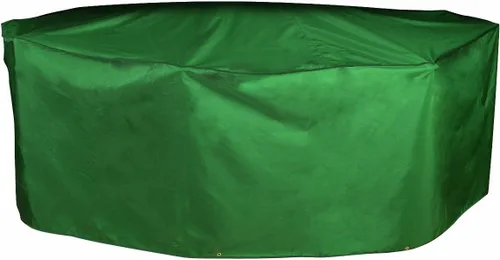 Vista 3 de Bosmere Juego de 8 asientos rectangular resistente a la intemperie para patio al aire libre, 116 pulgadas de largo x 80 pulgadas de ancho x 36 Verde