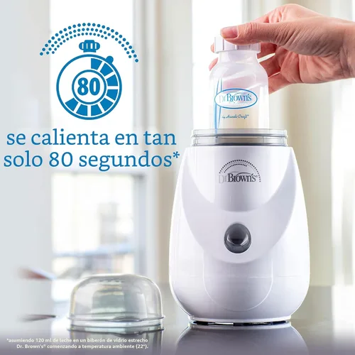 Vista 2 de Dr. Brown's Calentador de biberones y esterilizador Insta-Feed para biberones y frascos de comida para bebés