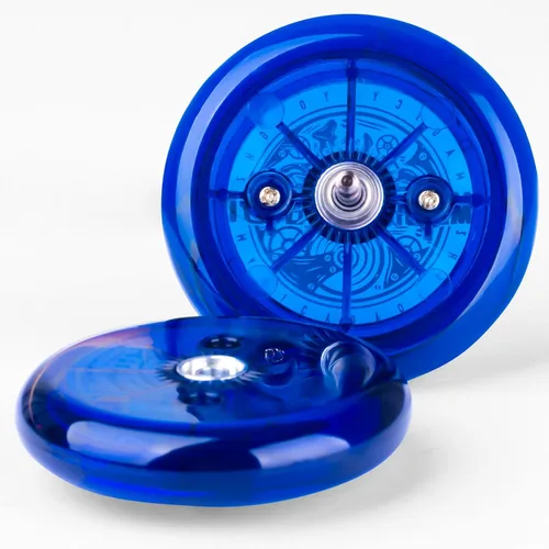 Vista 8 de Yoyo de Bucle con Respuesta para Niños Principiantes, Yo-yo Inicial 2A Loop Fácil de Jugar Trucos Básicos de Cuerda (D1 Azul) Professional