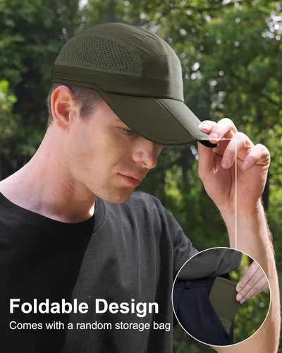 Vista 3 de GADIEMKENSD Sombrero plegable para hombre de ala larga con protección solar UPF 50+