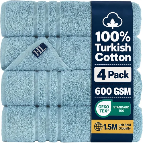 Vista 8 de Hawmam Linen - Juego de toallas de algodón turco original prémium, calidad de hotel para máxima suavidad y absorción, para cara, manos, cocina