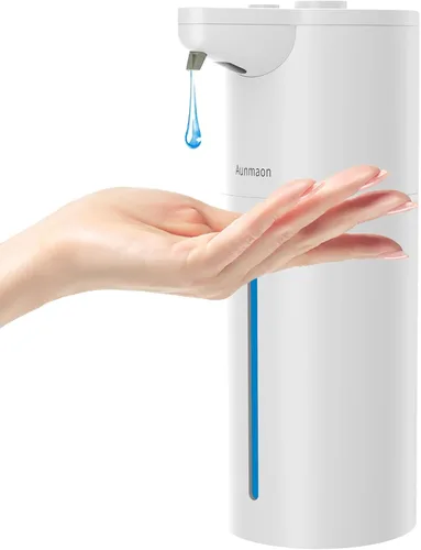 Vista 10 de Dispensador automático de jabón sin contacto, 15 niveles, cocina baño negro Negro brillante