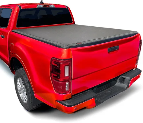 Vista 7 de MaxMate: Funda enrollable suave para tonneau de camioneta compatible con Ford Ranger 2019-2023 Cama de 5' (155 cm) TCF169066