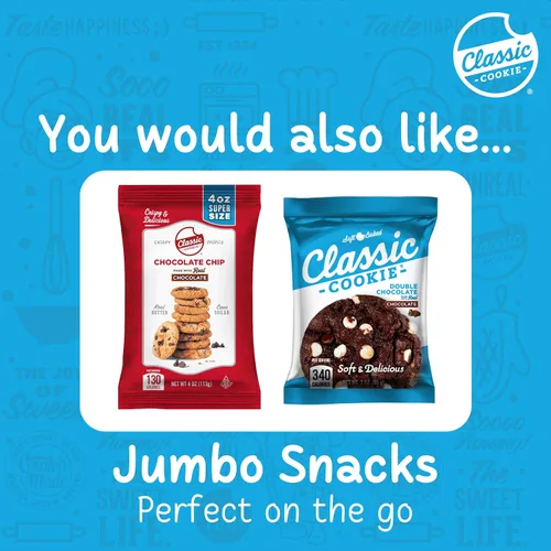 Vista 5 de Classic Cookie, Mini galletas crujientes, brownie de chocolate doble de 7 onzas, 2 bolsas