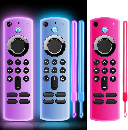 Vista 11 de （3 Pack） ONEBOM Funda Protectora de Silicona para Control Remoto, Funda de Silicona para Control Brilla en la Oscuridad