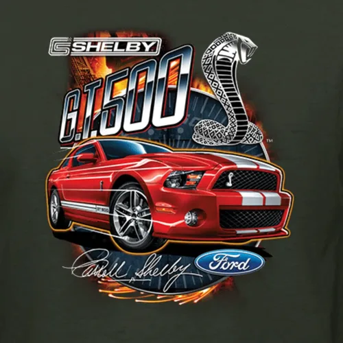 Vista 35 de Wild Bobby Shelby GT500 Cobra - Sudadera con capucha con diseño oficial de Ford Motors Cars and Trucks