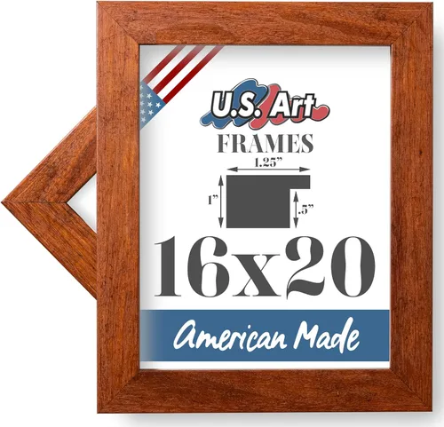 Vista 100 de Marco de fotos de 4 x 6 pulgadas, acabado envuelto suave, plano de 1.25 pulgadas de ancho, bronce oscuro envejecido, 100% madera americana compuesta
