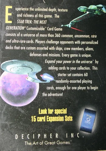 Vista 2 de Star Trek: The Next Generation Premiere Starter Deck (60 cartas) (aleatorio)