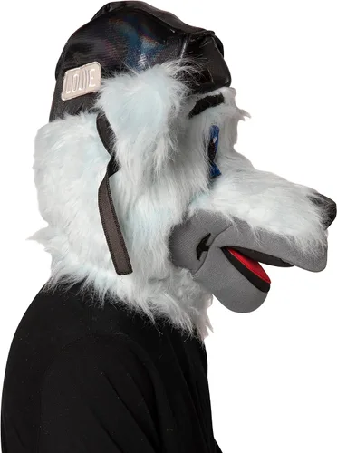 Vista 3 de Rasta Imposta NHL Hockey Louie St. Louis Blues Mascot Head - Disfraz deportivo, talla única para adulto