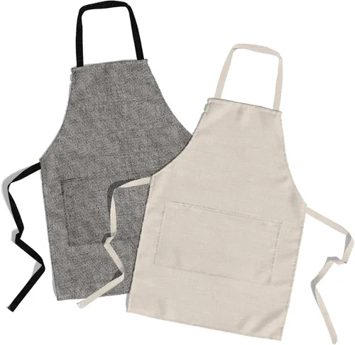 Vista 15 de Delantales de chef Cocinar hornear a la parrilla para restaurante casero Delantales de cocina premium con doble bolsillo para hombres y mujeres