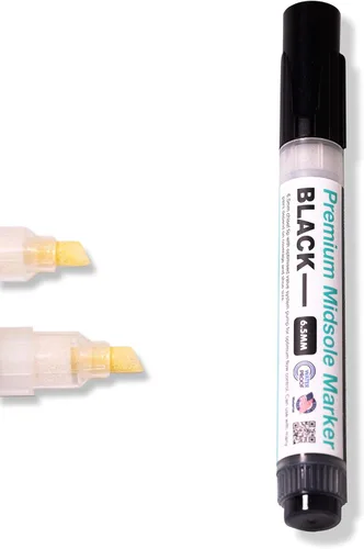 Vista 5 de Wilkins Marcador de entresuela prémium para pintura personalizada sobre cuero, gamuza, tela y espuma suave para 2-4 pares de zapatos (azul)