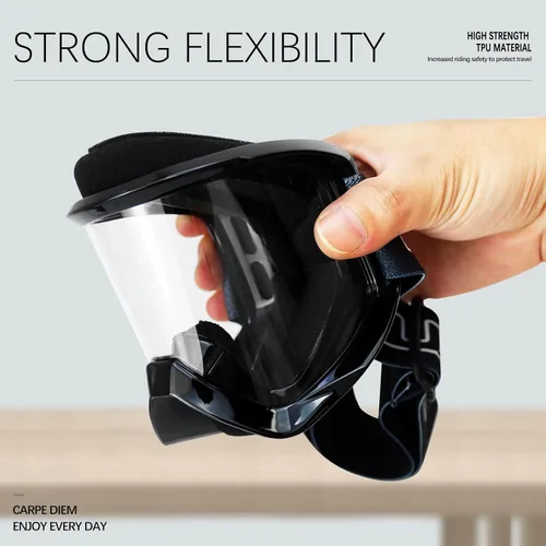 Vista 4 de AVV Gafas de motocicleta para hombres y mujeres – Gafas de motocross ATV resistentes al viento, gafas anti UV todoterreno para montar MTB Motocross