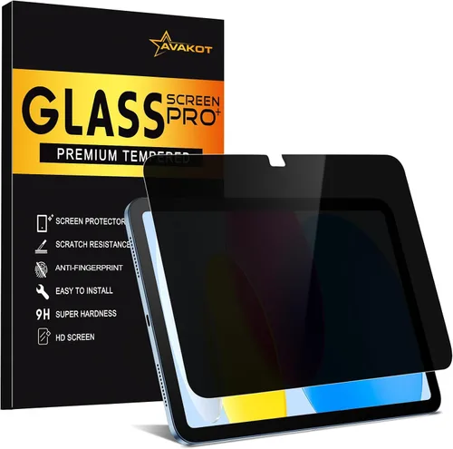 Vista 11 de Protector de pantalla de privacidad para iPad de 6ª generación 9.7 pulgadas, película de vidrio templado privada para iPad de 5ª generación 9.7