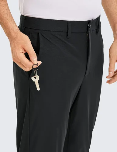 Vista 7 de CRZ YOGA - Pantalones de golf para hombre, de 28, 30, 32, 34 y 36 pulgadas, secado rápido, ligeros, casuales y para el trabajo, para usar todo