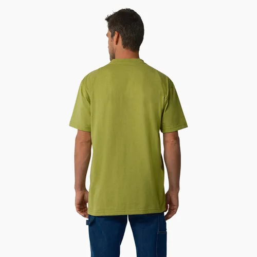 Vista 2 de Dickies Camiseta jaspeada pesada de manga corta para hombre, talla grande y alta