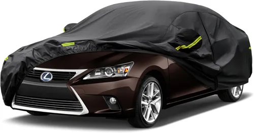 Vista 28 de Kaugung Funda para Coche de Ajuste Personalizado BMW Serie 3 E30 (1982-1994), 7 Capas Resistente al Viento Todo Clima Impermeable Cubierta Exterior