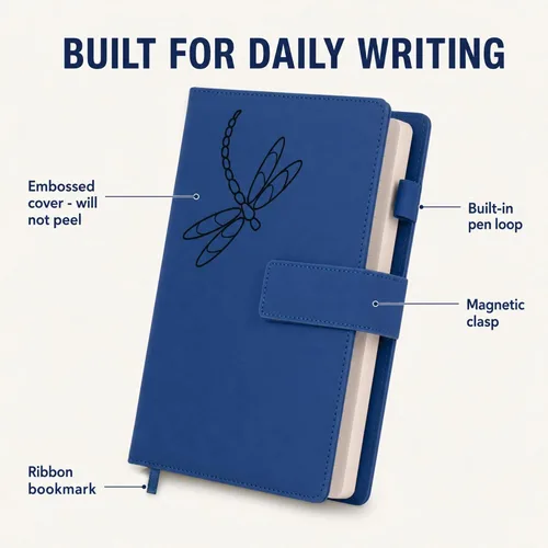 Vista 3 de The Dragonfly - Cuaderno de escritura recargable