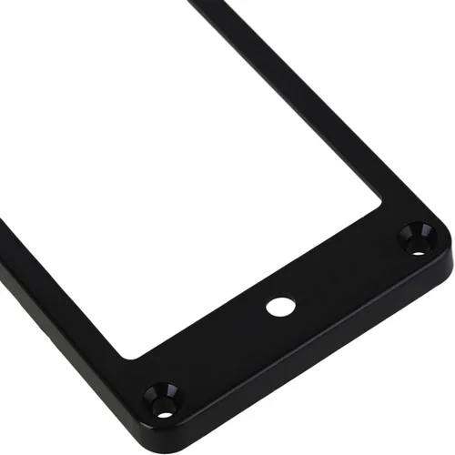 Vista 4 de lovermusic Lovermusic - Marco de anillos de montaje para pastilla humbucker plana de ABS para guitarra eléctrica, cuello y puente, color negro
