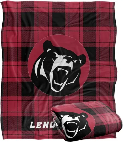 Vista 148 de LOGOVISION St John's University Campus Plaid Spirit Silky Touch Manta súper suave 36 x 58 pulgadas