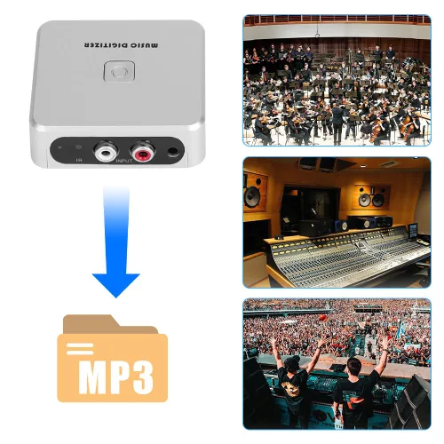Vista 4 de Digitalizador de música, convertidor analógico a MP3 para cintas