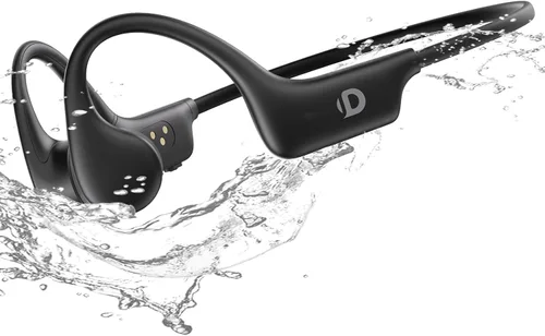 Vista 8 de DEMICEA Auriculares deportivos de oreja abierta, auriculares inalámbricos de conducción ósea, MP3 integrado de 32 GB, con micrófono, IP68