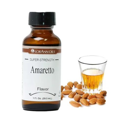 Vista 2 de LorAnn Amaretto SS Flavor, botella de 1 onza