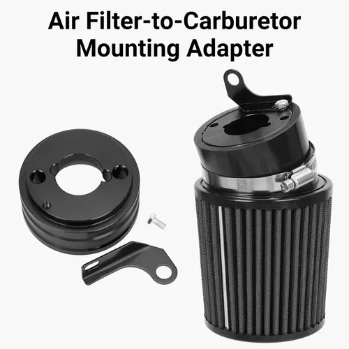 Vista 3 de FVRITO Kit de Adaptador de Filtro de Aire de Carburador Mejorado para Tubo de Escape Etapa 2 para Clon Non Hemi Predator 212cc 196cc 6.5Hp GX160