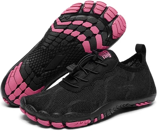 Vista 7 de HIITAVE - Zapatos de agua minimalistas para mujer, de secado rápido, para hacer natación, bucear, surfear, hacer deportes acuáticos, ir a
