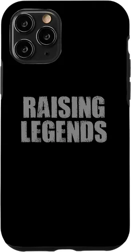 Vista 10 de iPhone 15 "RAISE LEGENDS" Proud. Dedicated. Bold. Parenting Case