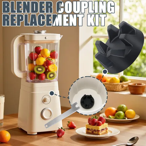 Vista 2 de 9704230 Acoplador de licuadora con kit de llave inglesa, piezas de repuesto para licuadora KitchenAid compatibles con modelos KitchenAid KSB5WH