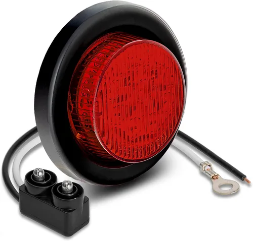 Vista 9 de TRUE MODS 2" - 10 luces LED redondas ámbar de 2 pulgadas y 12 V [reflector 2 en 1] [policarbonato] [DOT FMVSS 108] [SAE P2] [arandela y enchufes]