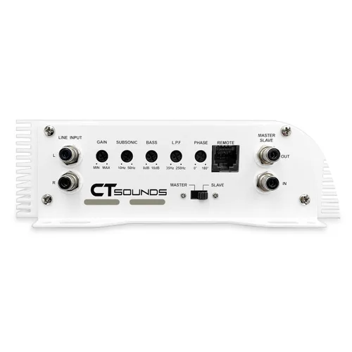 Vista 5 de CT Sounds ATv2-2300.1d Amplificador monobloque de coche de clase D con correa de 2500 vatios