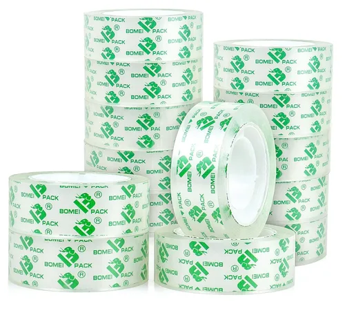 Vista 10 de BOMEI PACK 72 rollos de repuesto de cinta transparente, cinta transparente a granel para dispensador, cinta de oficina para el hogar y la escuela
