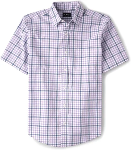 Vista 2 de The Children's Place Trajes familiares a juego para niños, mamá y yo, papá e hijo, bebé, colección Purple Party